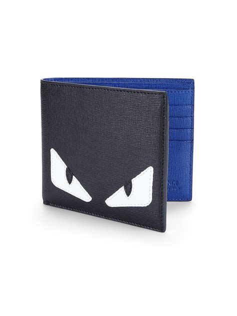 fendi monster wallet blue|Fendi peekaboo wallet.